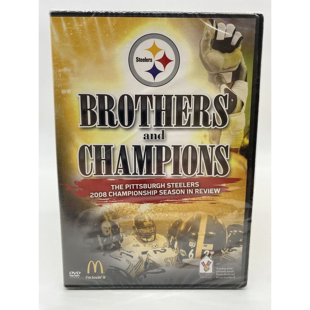 Brothers and Champions:The Pittsburgh Steelers 2008 Championship (DVD) SEALED